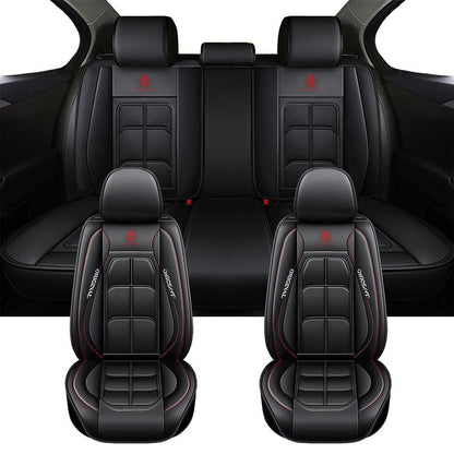 🏎️ Universal Genuine Leather Car Seat Cover: Premium Comfort & Full Seat Protection