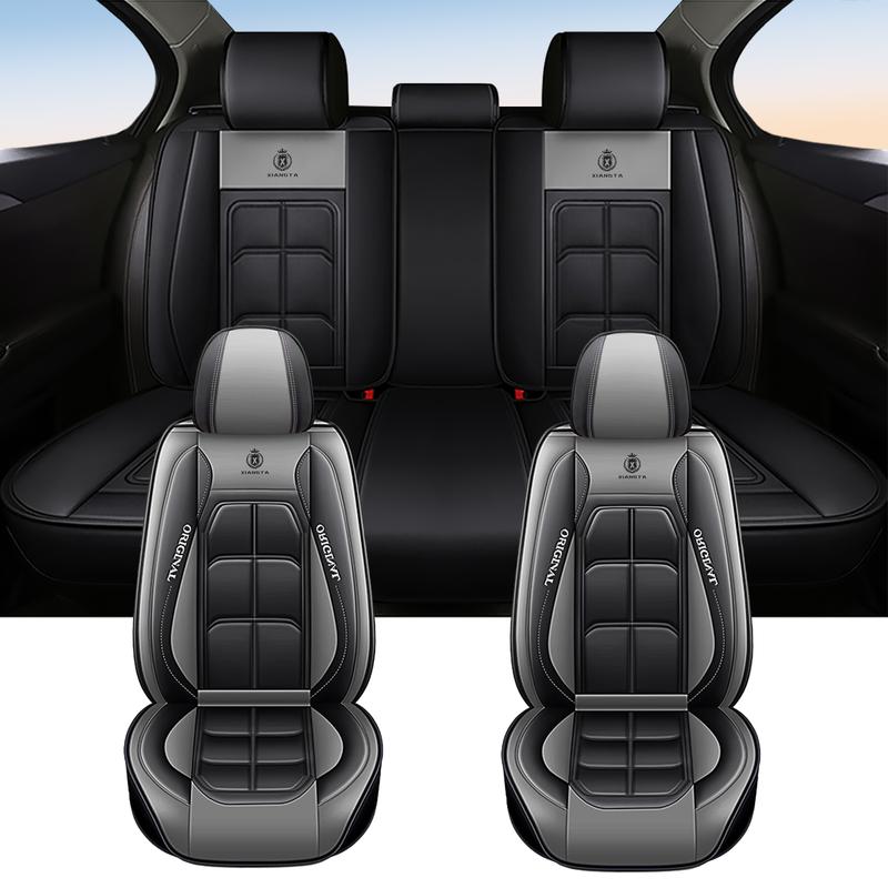 🏎️ Universal Genuine Leather Car Seat Cover: Premium Comfort & Full Seat Protection