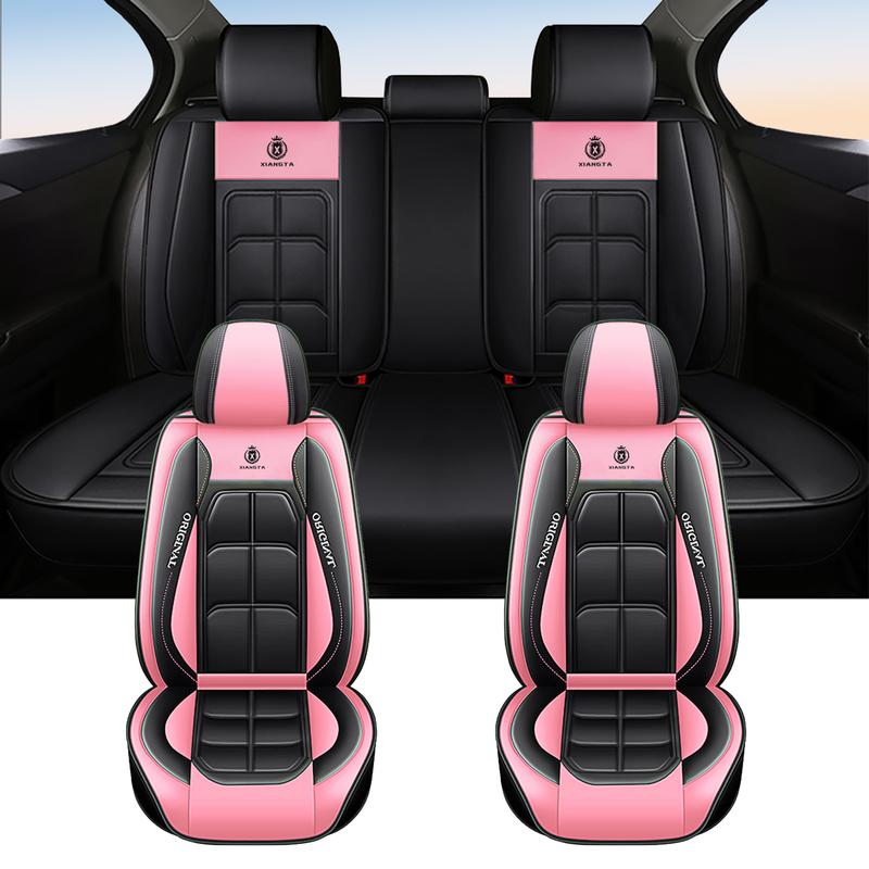 🏎️ Universal Genuine Leather Car Seat Cover: Premium Comfort & Full Seat Protection