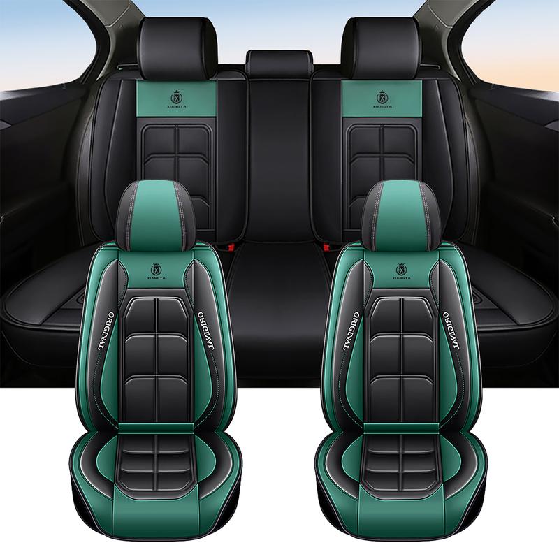 🏎️ Universal Genuine Leather Car Seat Cover: Premium Comfort & Full Seat Protection