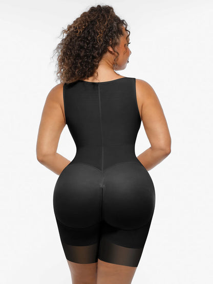 V-Shaped Faja Tummy Control Butt Lift Bodysuit - 8