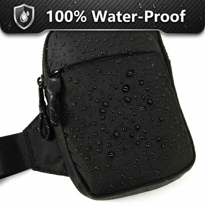 Anti-Theft Crossbody Travel Sling Bag - RFID Blocking & Weatherproof