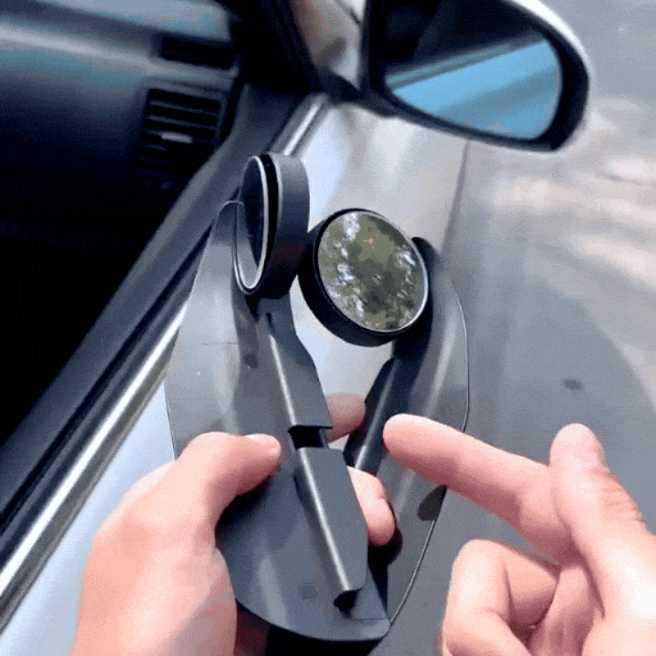Car Rain Guard with Rearview Mirror