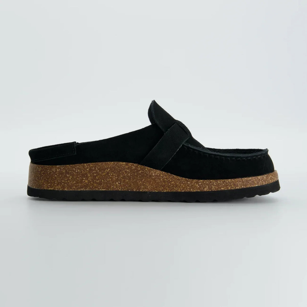 Casual Style Leather Round-Toe Slip-On Shoes: Premium Leather & Stylish Side Buckle
