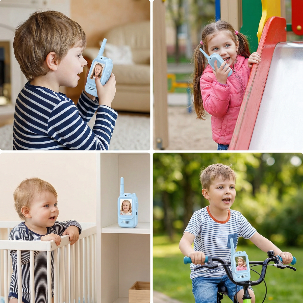 Kids Video Walkie Talkie Set (2-Pack) with Camera & Screen – Easy-to-Use & Fun Interactive Play