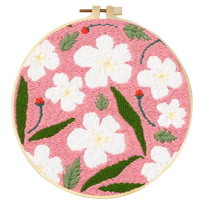DIY Punch Needle Embroidery Kit — Beginner Friendly with Frame & Video Guide