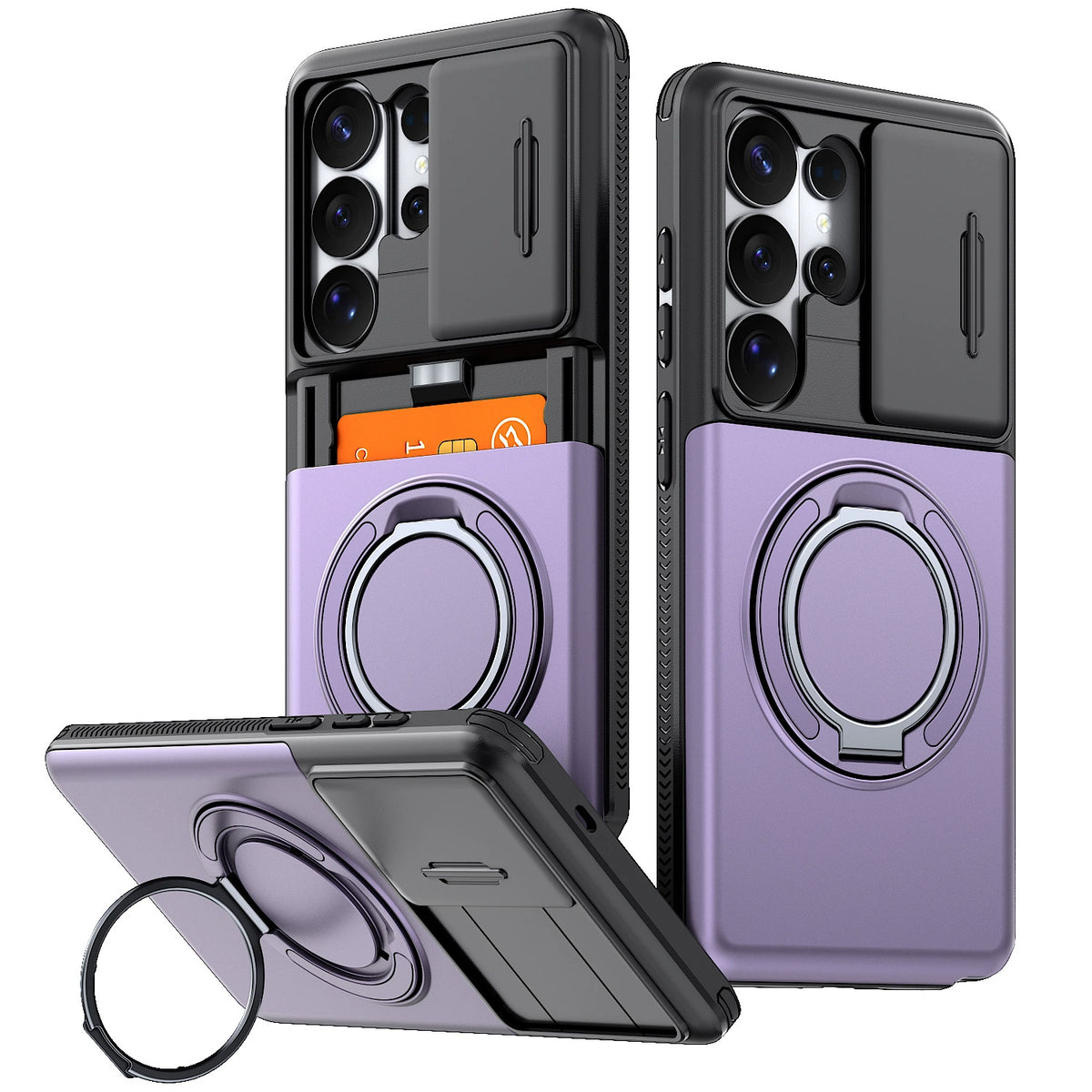 2-in-1 Anti-Drop Phone Case with Card Holder