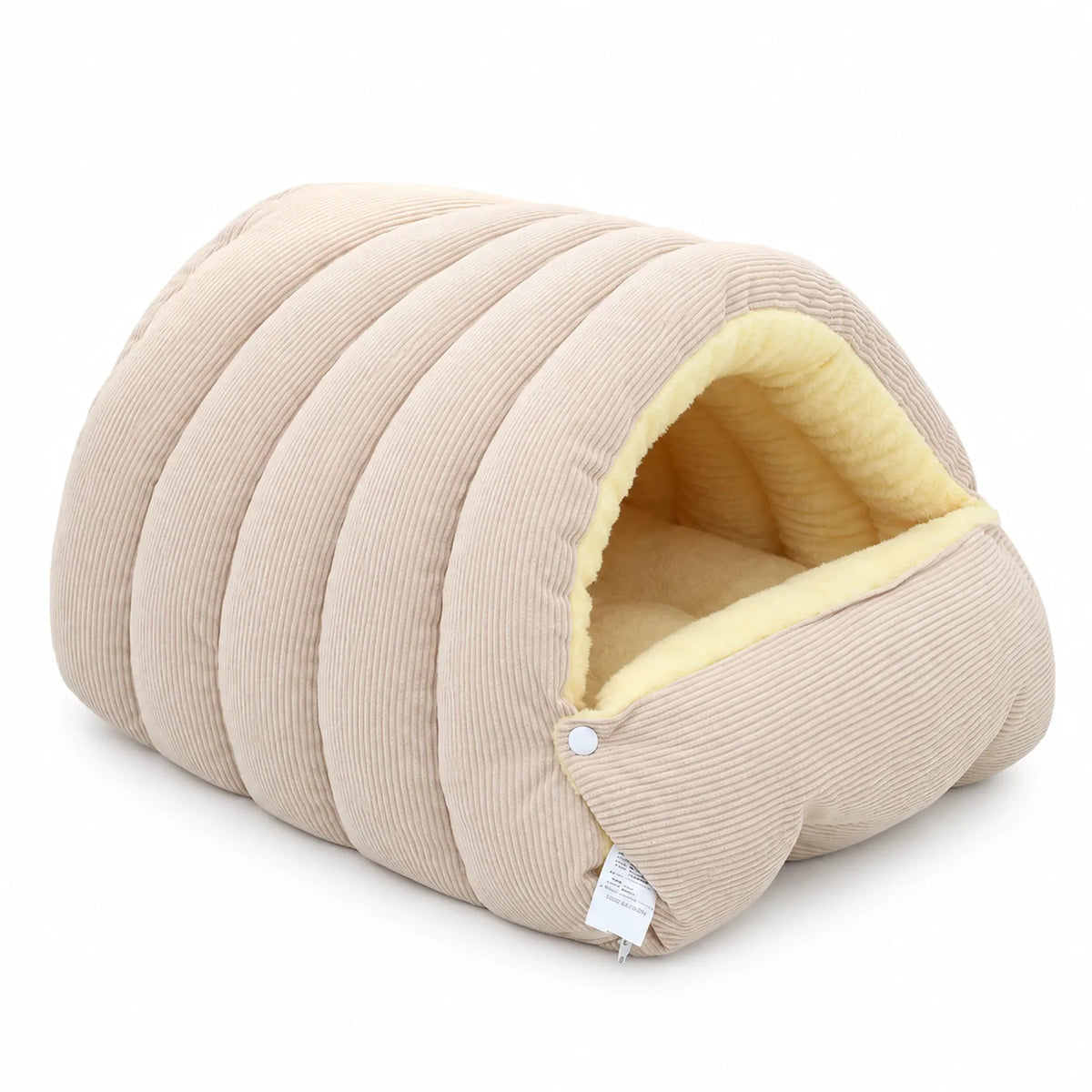 Covered Pet Bed for Cats & Small Dogs