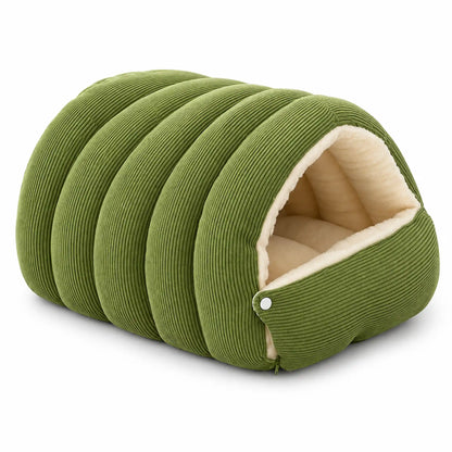 Covered Pet Bed for Cats & Small Dogs