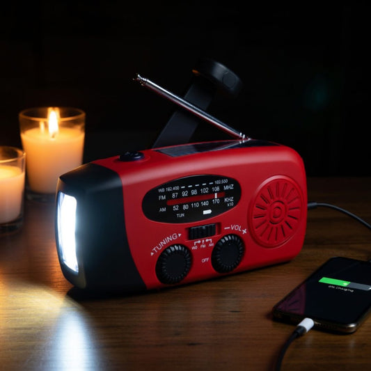 All-in-One Multifunctional Emergency Radio: Outdoor Readiness & Portable Design