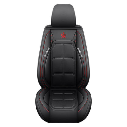 🏎️ Universal Genuine Leather Car Seat Cover: Premium Comfort & Full Seat Protection
