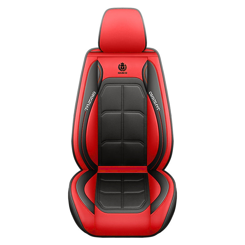 🏎️ Universal Genuine Leather Car Seat Cover: Premium Comfort & Full Seat Protection