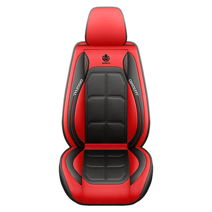 🏎️ Universal Genuine Leather Car Seat Cover: Premium Comfort & Full Seat Protection