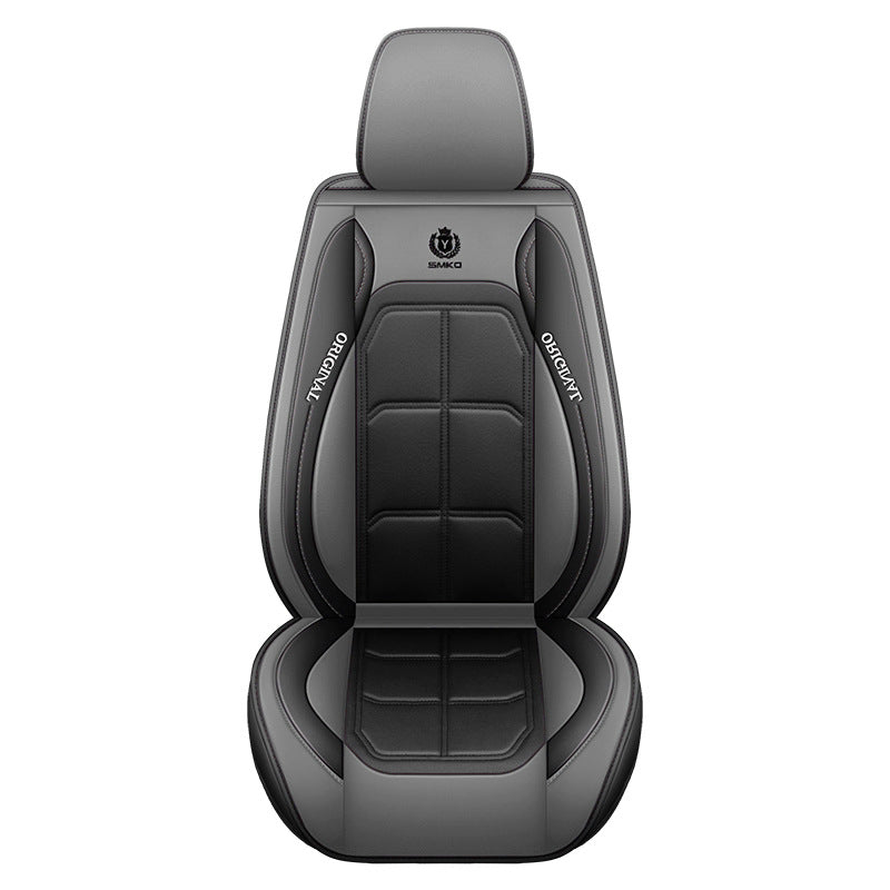 🏎️ Universal Genuine Leather Car Seat Cover: Premium Comfort & Full Seat Protection