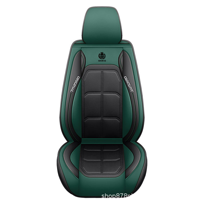 🏎️ Universal Genuine Leather Car Seat Cover: Premium Comfort & Full Seat Protection