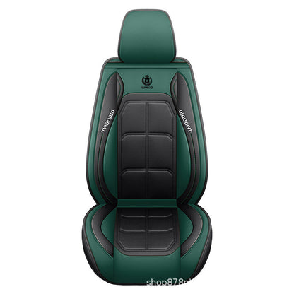 🏎️ Universal Genuine Leather Car Seat Cover: Premium Comfort & Full Seat Protection