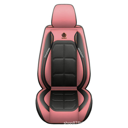 🏎️ Universal Genuine Leather Car Seat Cover: Premium Comfort & Full Seat Protection