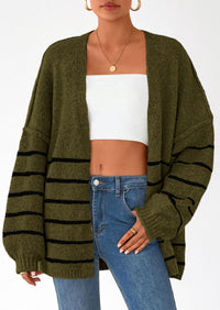 Striped Army Green