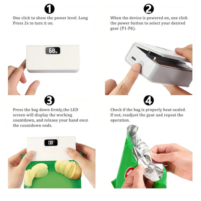 Seal Any Bag in Seconds & Keep Food Fresh Longer