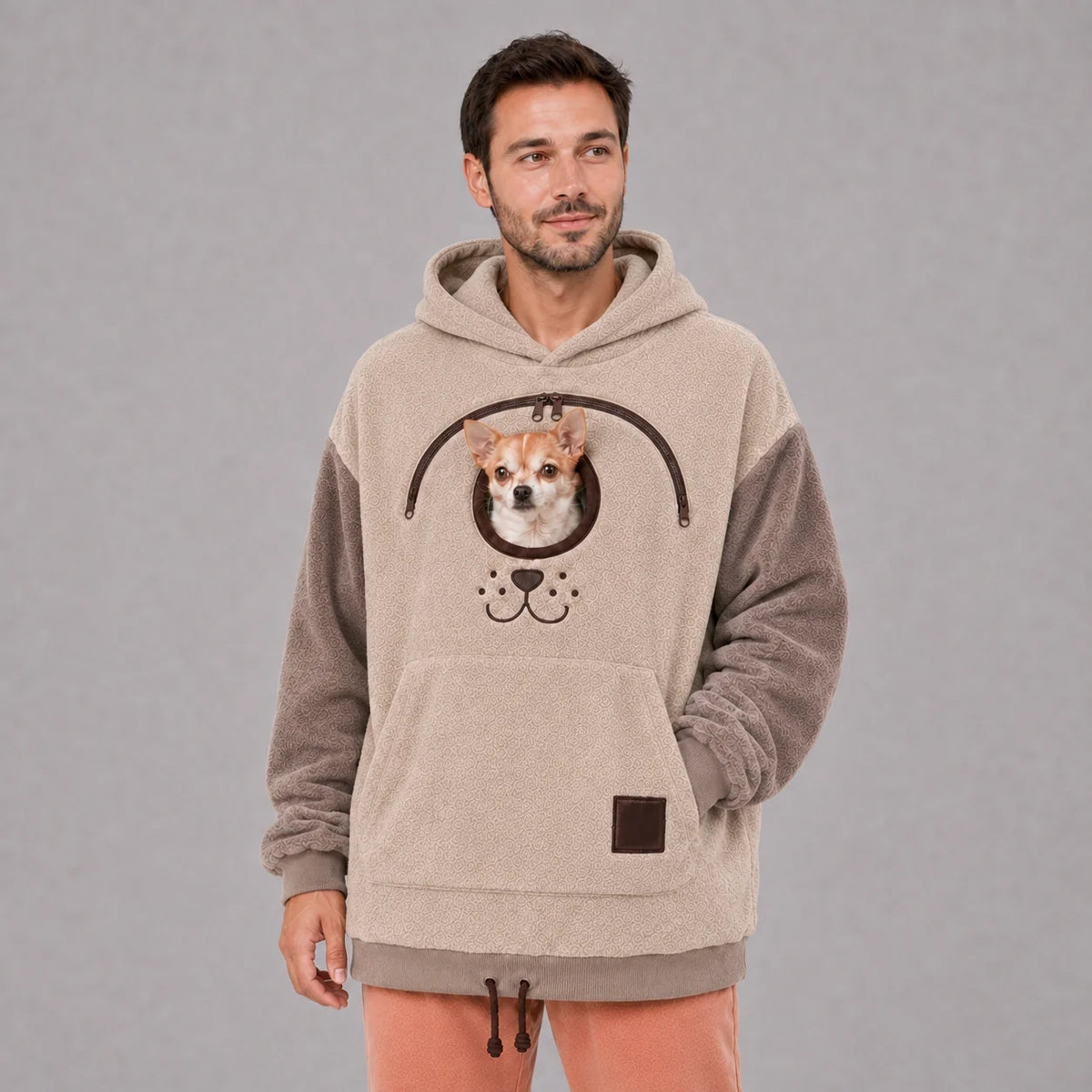 Dog Tote Carier Hoodie