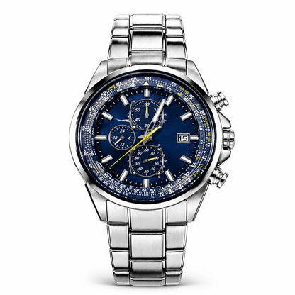 ⌚ Swiss Pilot Watch｜Authentic Swiss‑handcrafted, microscope‑calibrated movement, lifetime‑no‑replace solar movement, professional 20ATM waterproof 💧
