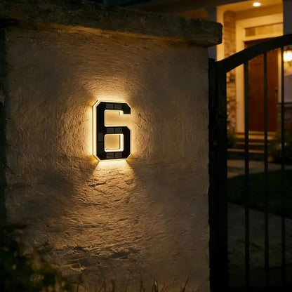 🔥Last Day 49% OFF🔥Solar Lighted House Numbers LED Numbers, Waterproof for Outside
