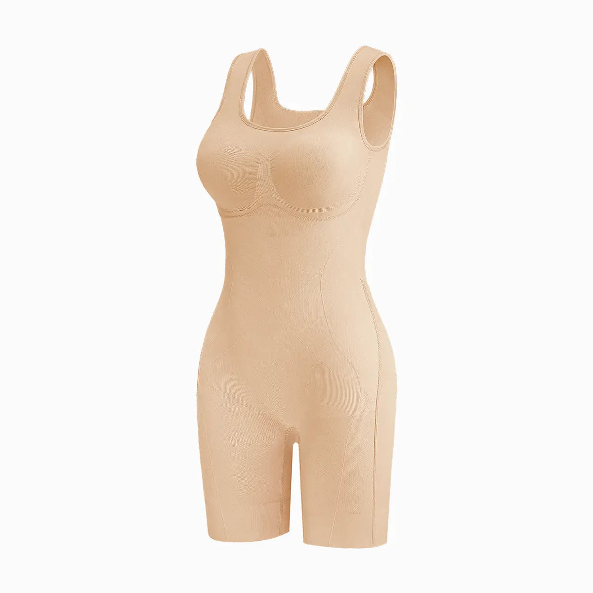 Tummy Control Butt Lifter Faja Bodysuit: Back Support Scrunch, Back Open Design🧘