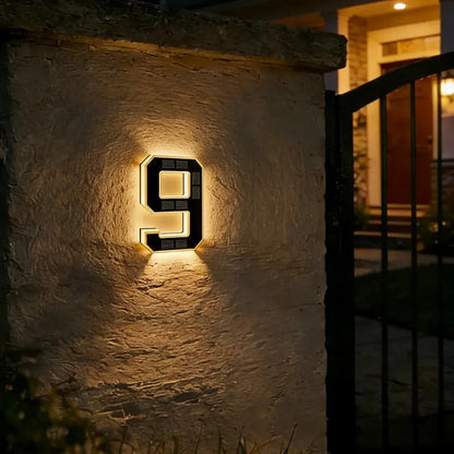 🔥Last Day 49% OFF🔥Solar Lighted House Numbers LED Numbers, Waterproof for Outside