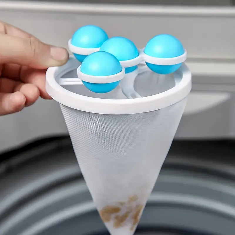 Laundry detergent, clothes filter bag, washing machine hair filter ball