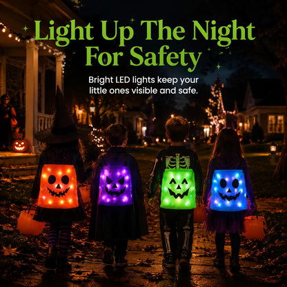 🔥Ready for Spooky Season – Reusable LED Halloween Treat Bags🎃