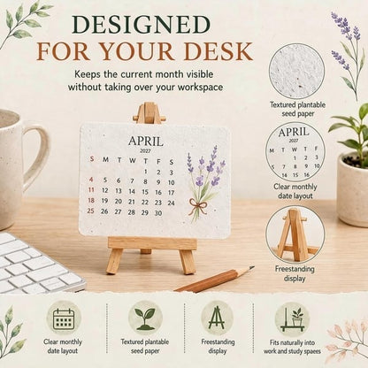 ✨🏆Early Holiday Sale 49% OFF🌱Eco-Friendly Plantable "Timeless" Seed Calendar 2027