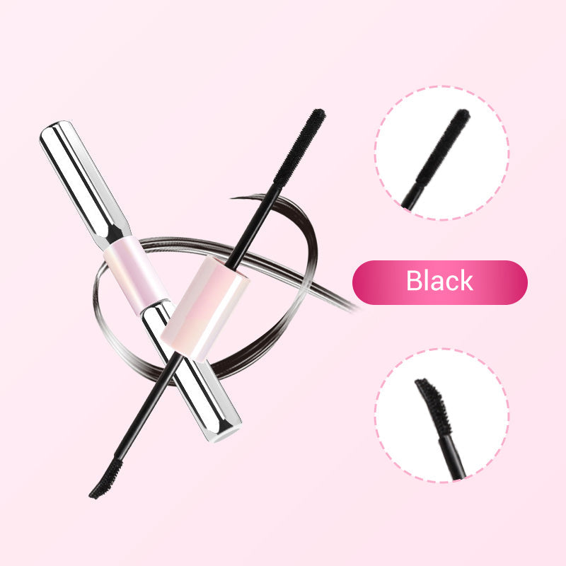 💕50% OFF NOW! Double-Ended Waterproof Lengthening & Curling Mascara, Cartoon-Like Voluminous Lashes, Smudge-Proof Long Lasting Eye Makeup, No Clumping Lash Mascara