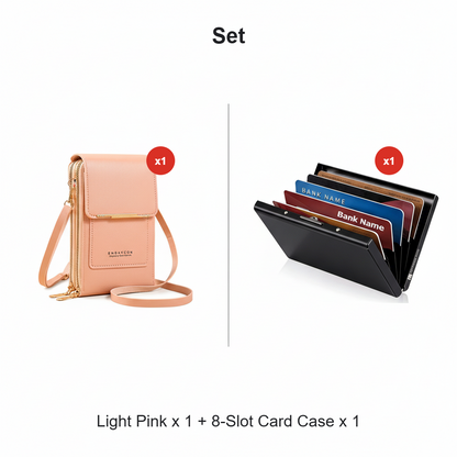 🔥Last Day Promotion：50% OFF👜 📱 Simple and elegant women's touchscreen crossbody phone wallet