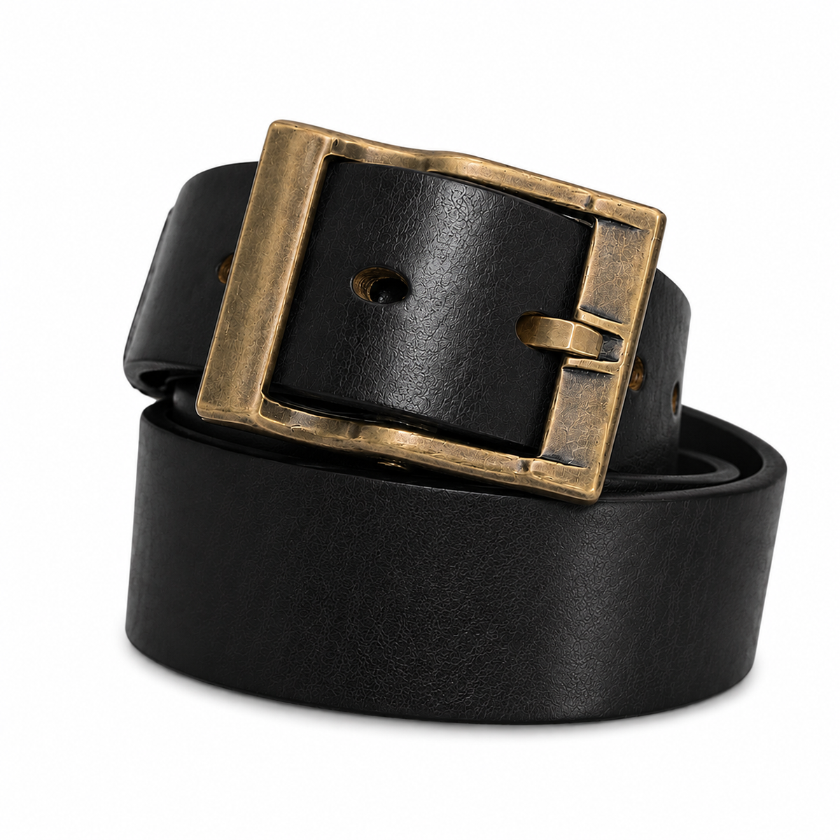 Premium Handmade Genuine Leather Belt: Vintage Design, Alloy Buckle & Durability