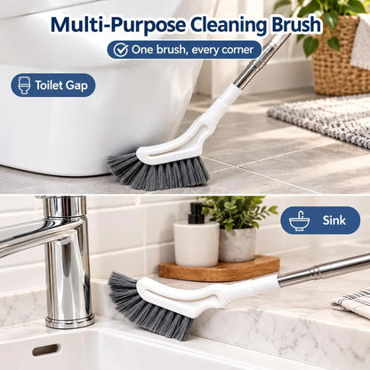 🧼 Long Handle Telescopic Crevice Cleaning Brush – For Bathroom, Toilet, Floors & Windows, Easy Cleaning
