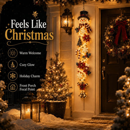 ⏳ Last day! 49% OFF – 🎄✨🎅 Glowing Christmas Door Hanger