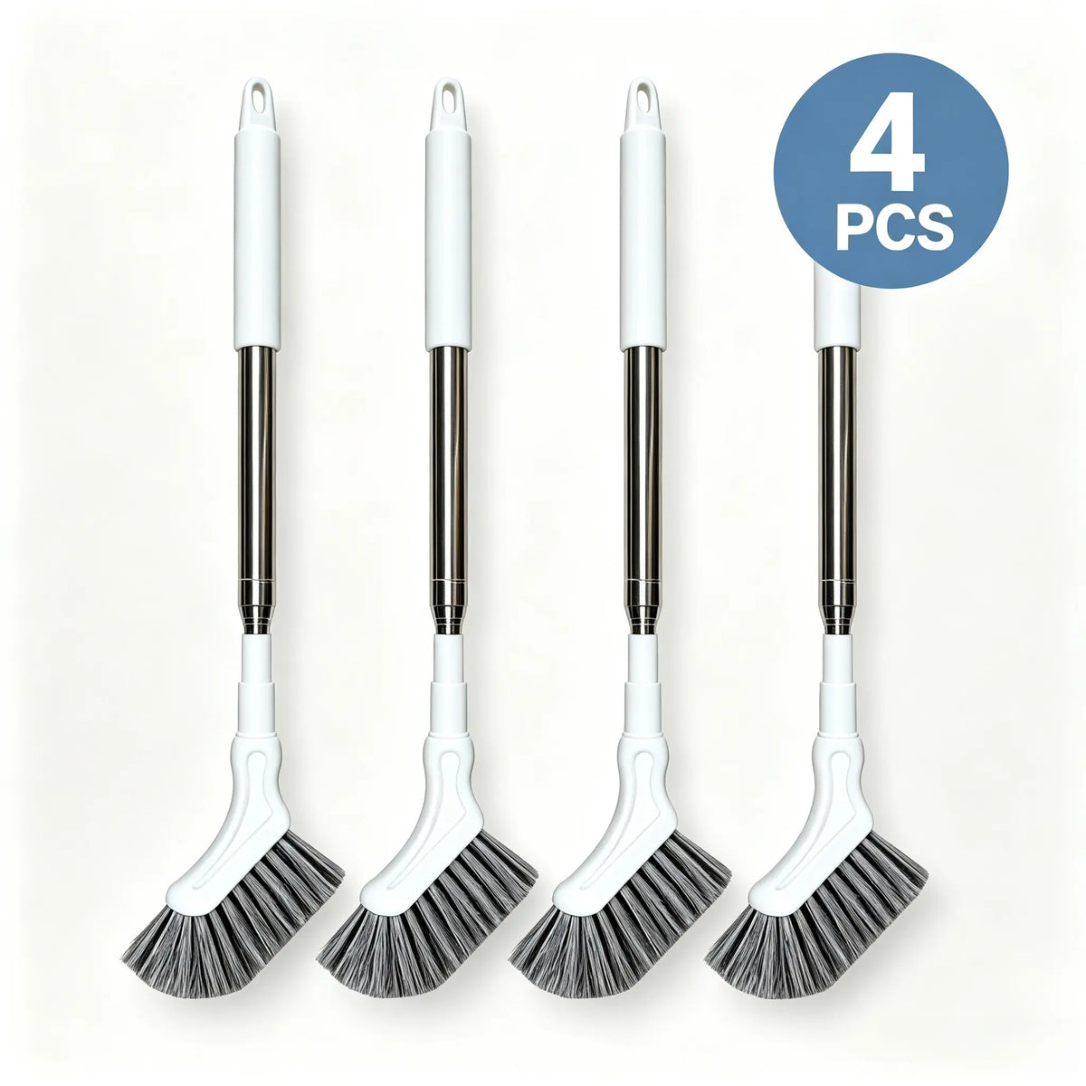 🧼 Long Handle Telescopic Crevice Cleaning Brush – For Bathroom, Toilet, Floors & Windows, Easy Cleaning