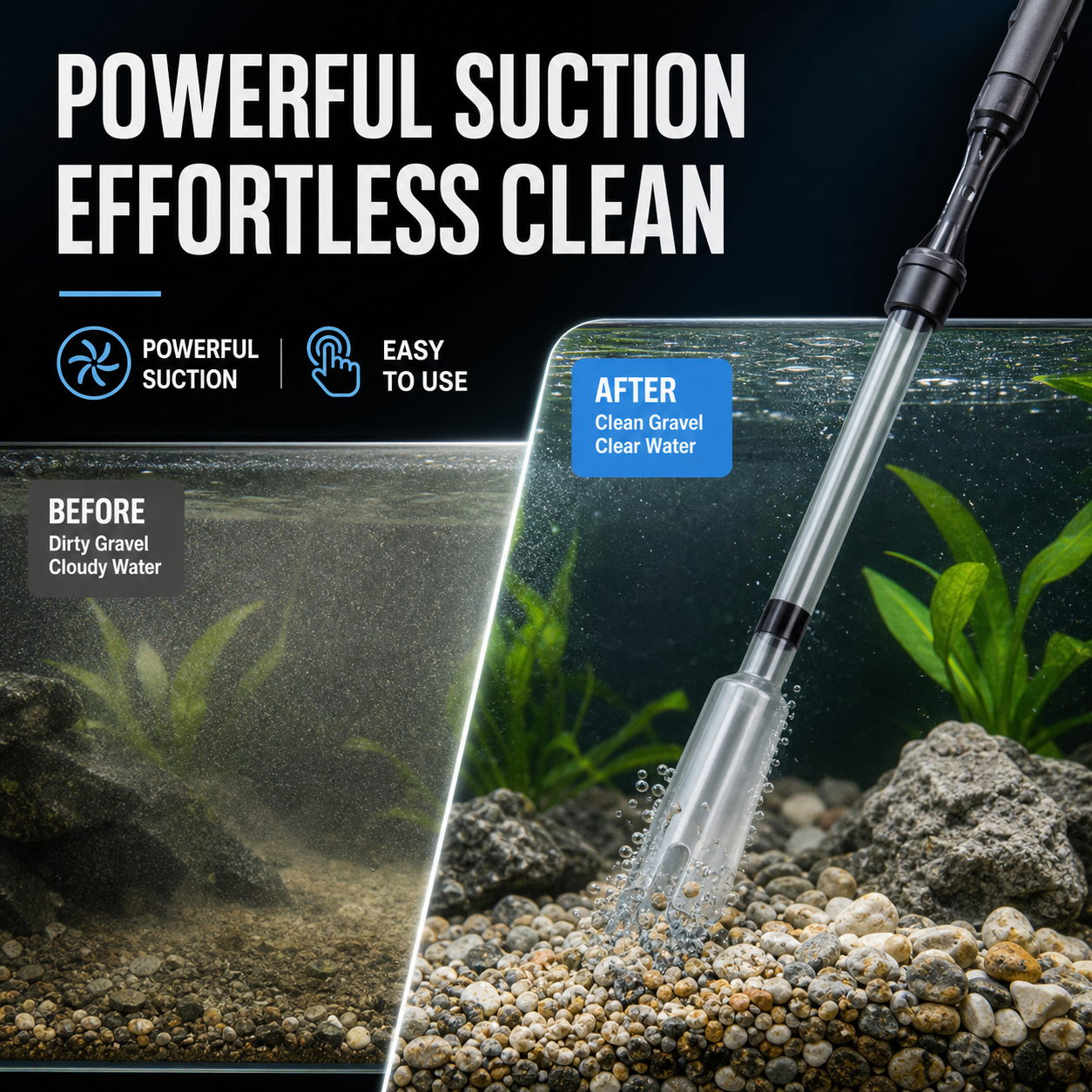 51% off 🔥 Electric Aquarium Gravel Cleaner