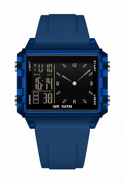 🔥Analog-Digital Sport Watch – Waterproof, Luminous & Multi-Function