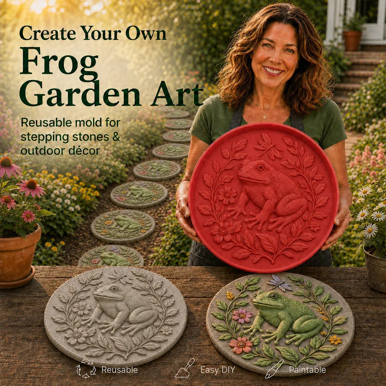 🌻Reusable Animal-Themed Garden Art Mold – 🌿Buy 2 Free Shipping🎨