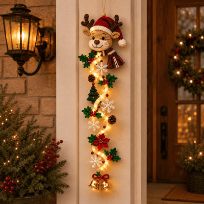 ⏳ Last day! 49% OFF – 🎄✨🎅 Glowing Christmas Door Hanger