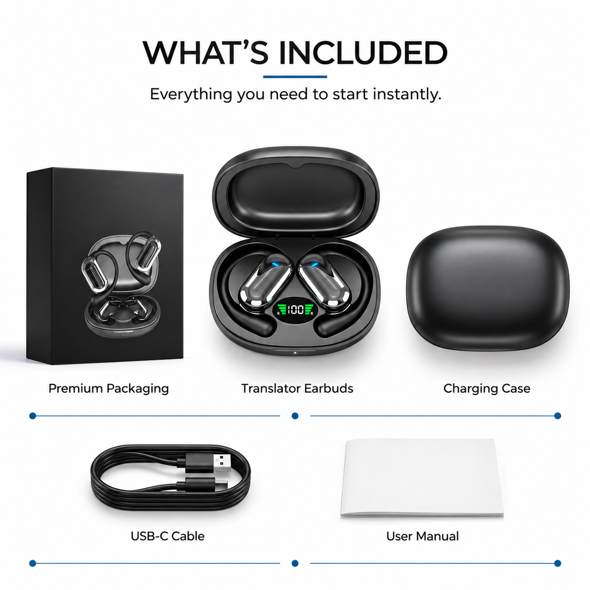 AI Translator Earbuds