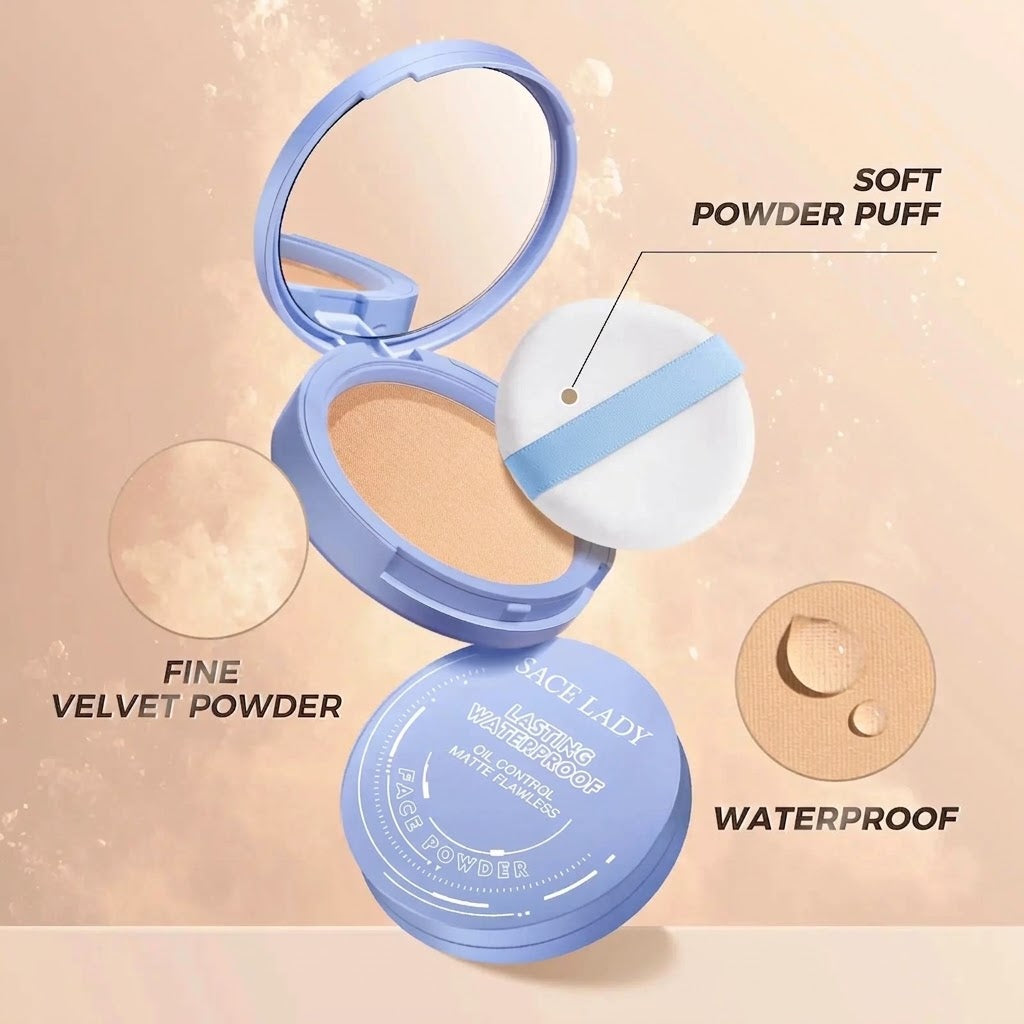 WATERPROOF MATTE PRESSED POWDER OIL CONTROL
