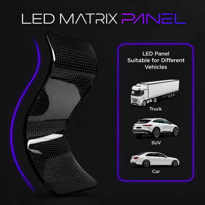 Truck LED Eye Display Panels – App-Controlled 2-Piece Set