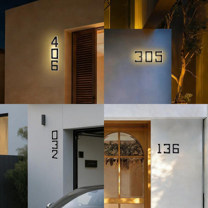 🔥Last Day 49% OFF🔥Solar Lighted House Numbers LED Numbers, Waterproof for Outside