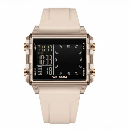 🔥Analog-Digital Sport Watch – Waterproof, Luminous & Multi-Function