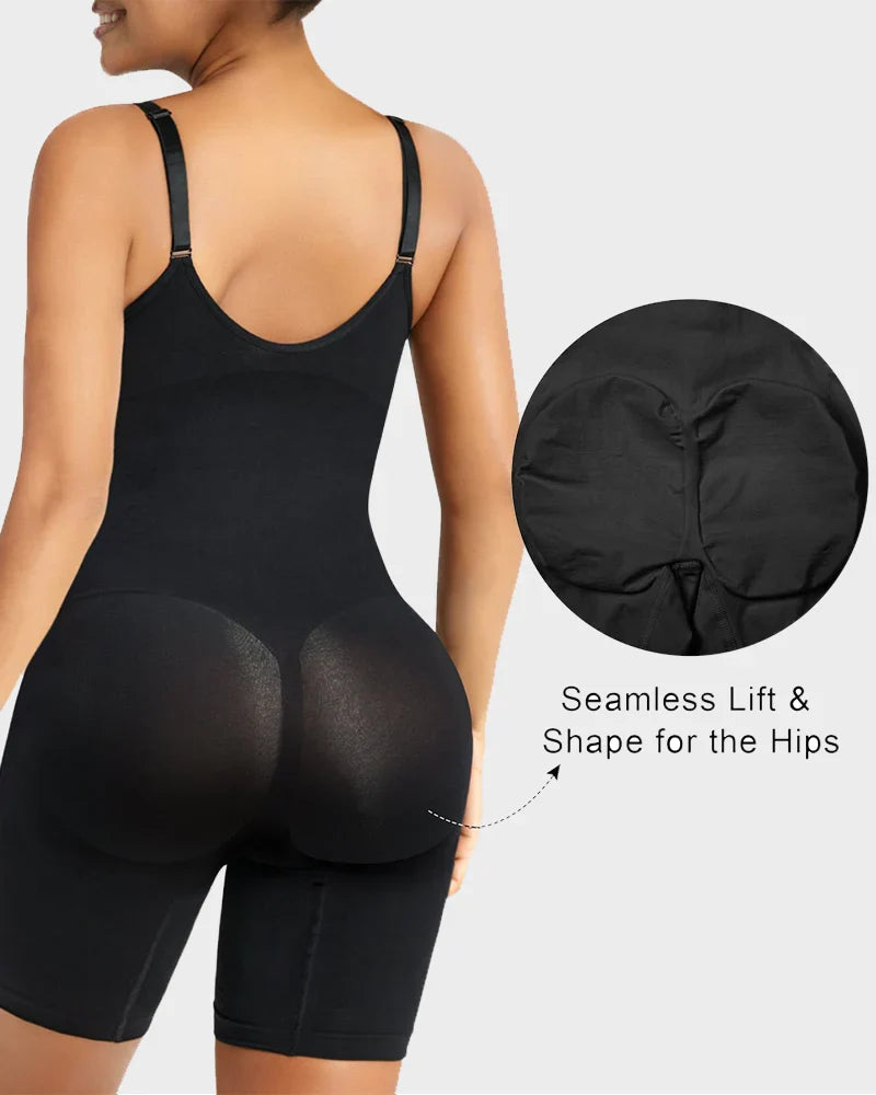 Women's Tummy Control Zip Bodysuit