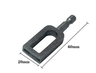 3PCS 🧰Steel Wire Twisting Tool for Drill - Fast Tightening & Auto Trimming Wire Twist Attachment