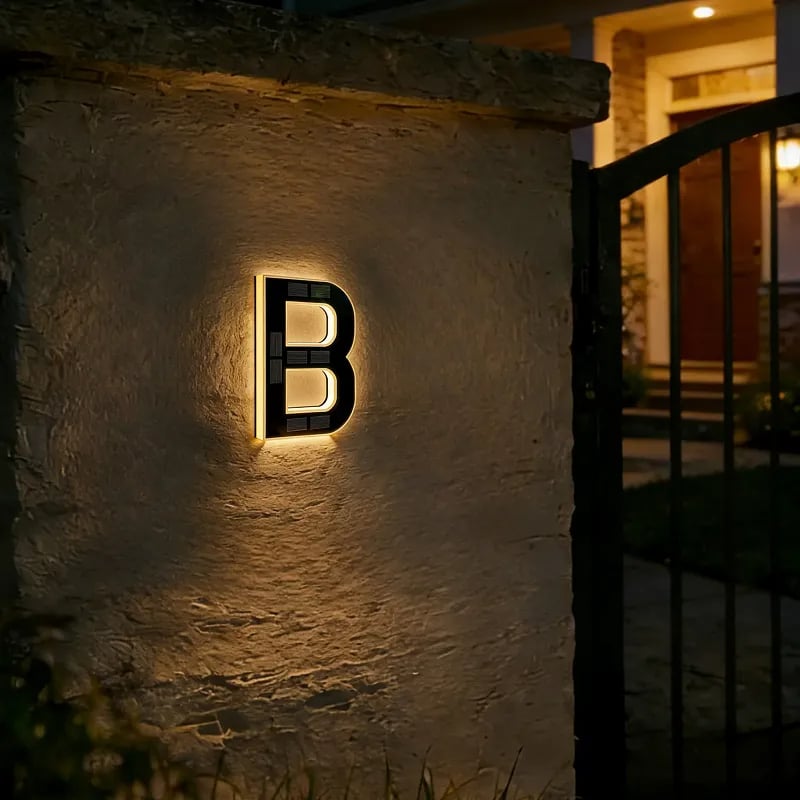 🔥Last Day 49% OFF🔥Solar Lighted House Numbers LED Numbers, Waterproof for Outside