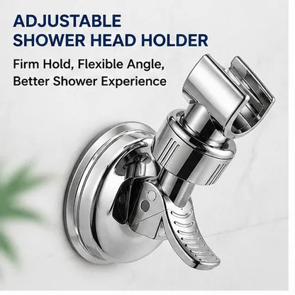 Adjustable Shower Head Holders Removable Suction Cup: Easy Installation & Strong Suction Cup